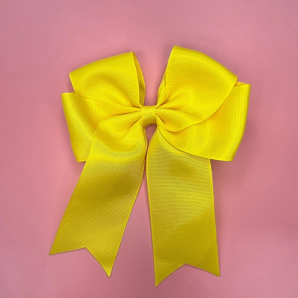 Fashion Solid Color Cloth Bowknot Hair Clip 1 Piece