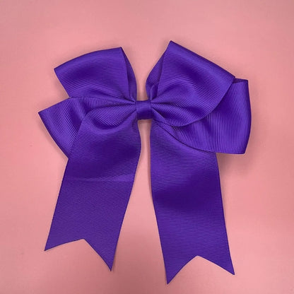 Fashion Solid Color Cloth Bowknot Hair Clip 1 Piece