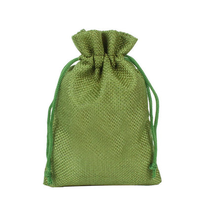 Fashion Solid Color Cloth Drawstring Jewelry Packaging Bags 1 Piece