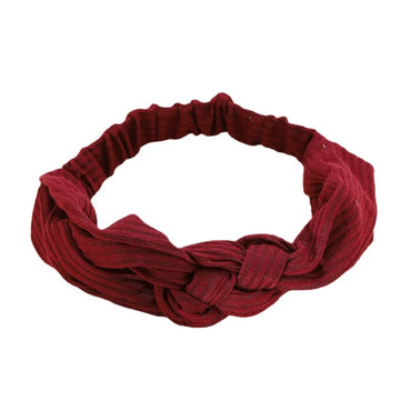 Fashion Solid Color Cloth Hair Band