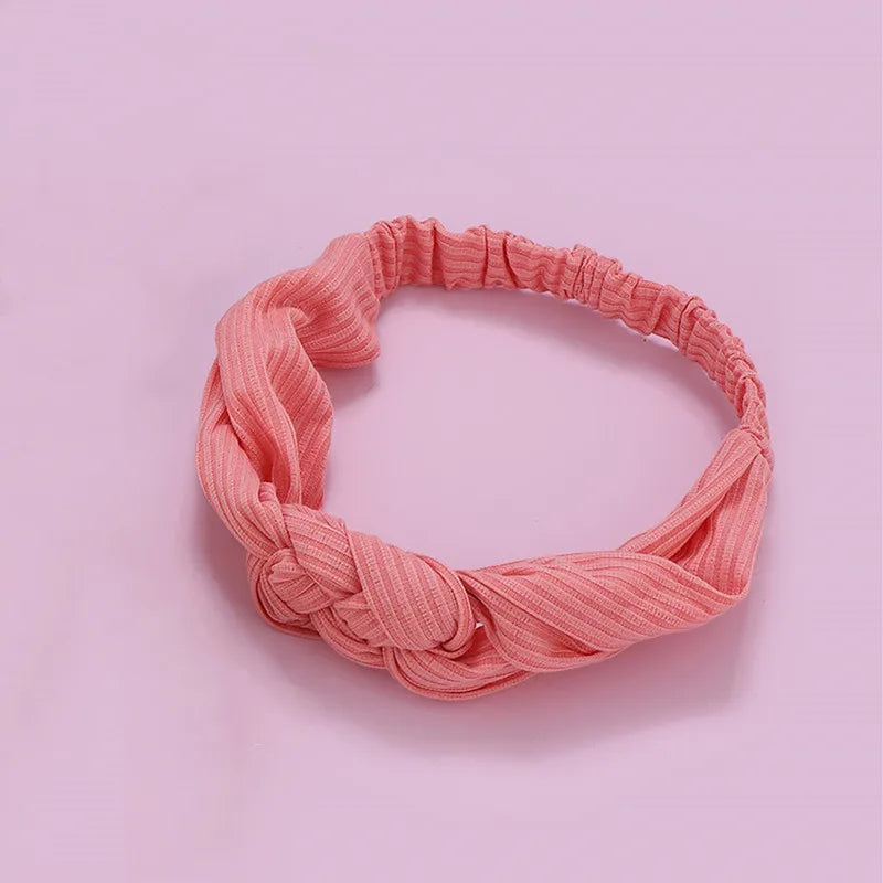 Fashion Solid Color Cloth Hair Band