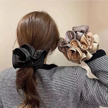 Fashion Solid Color Cloth Hair Tie 1 Piece