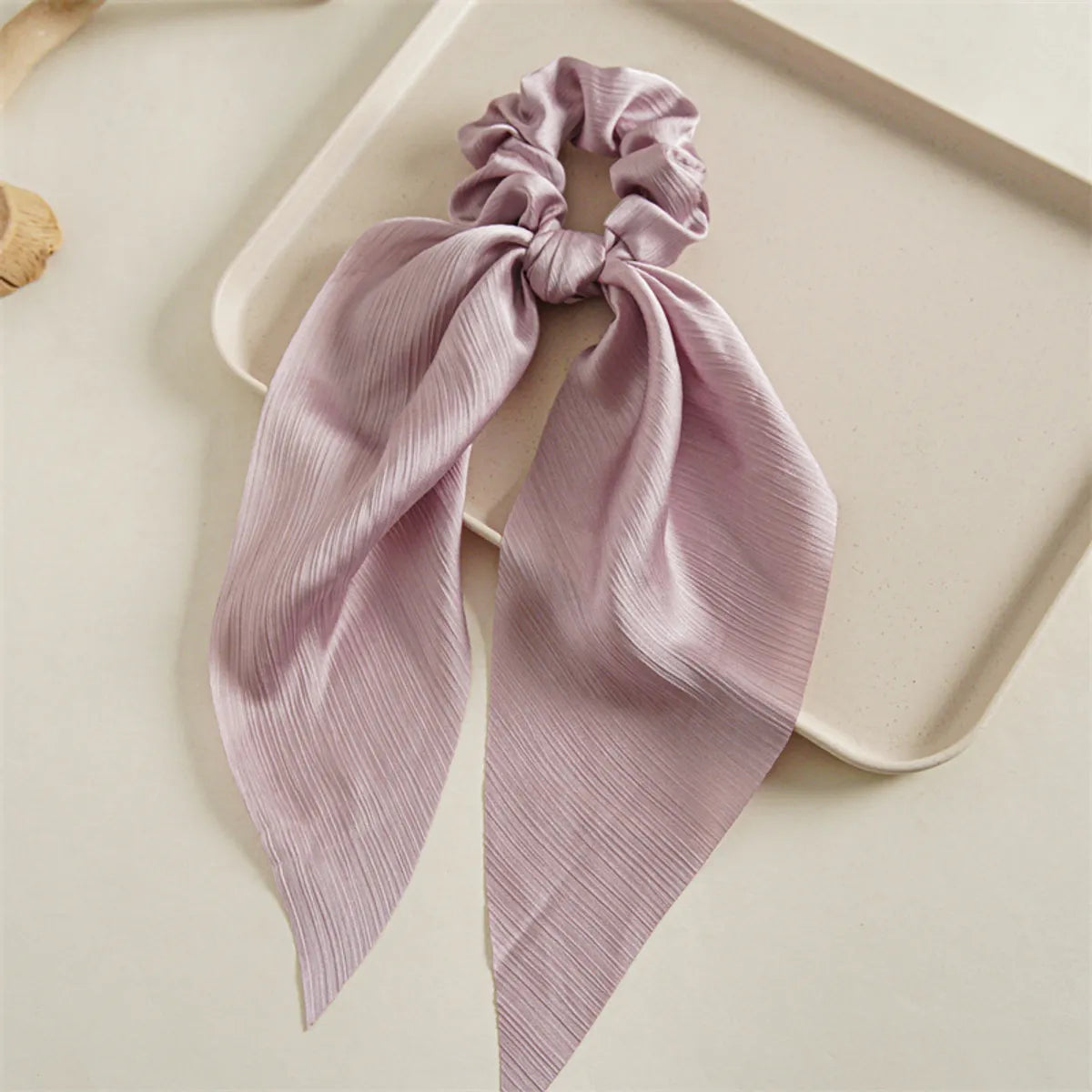 Fashion Solid Color Cloth Hair Tie 1 Piece