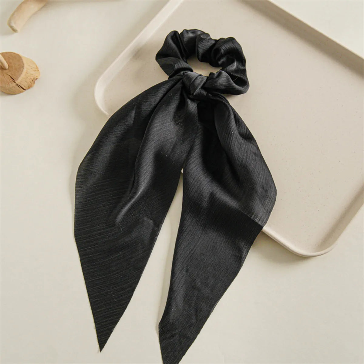 Fashion Solid Color Cloth Hair Tie 1 Piece