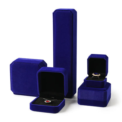 Fashion Solid Color Cloth Jewelry Boxes