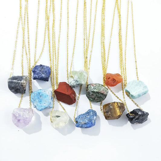 Fashion Solid Color Crystal Patchwork Pendant Necklace 1 Piece