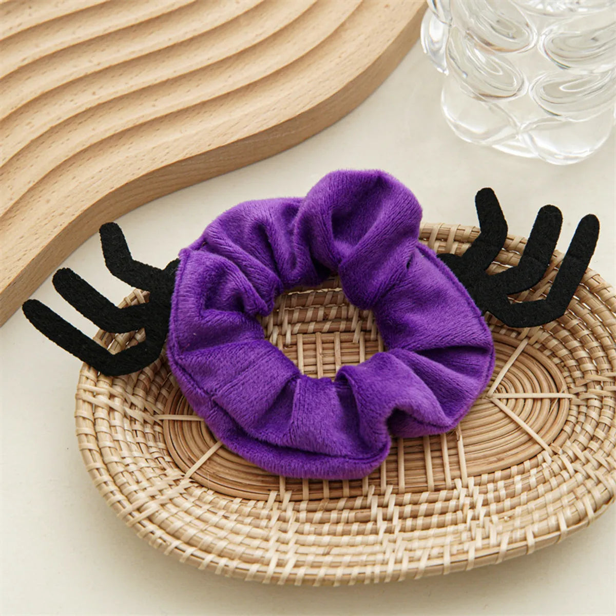 Fashion Solid Color Flannel Hair Tie