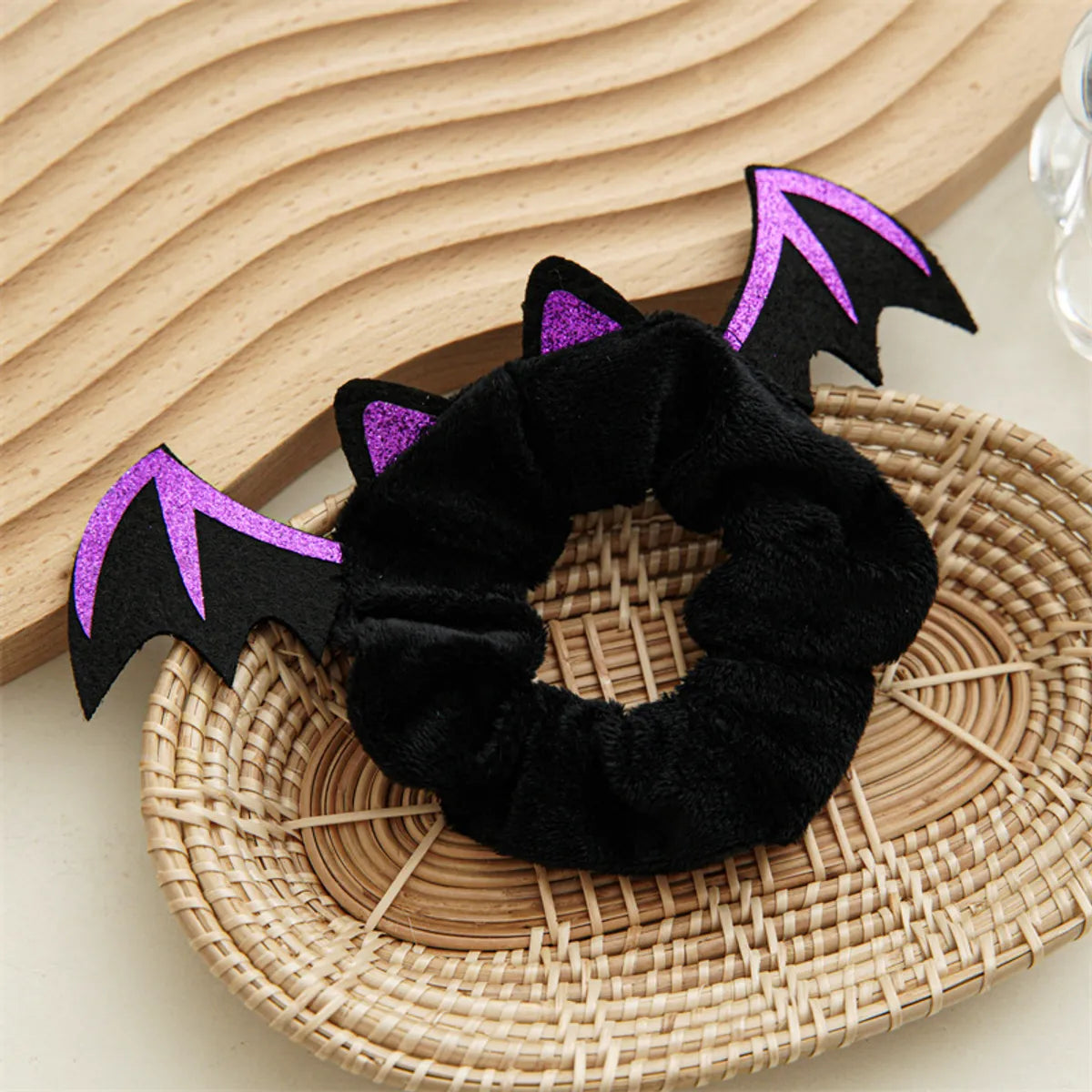 Fashion Solid Color Flannel Hair Tie