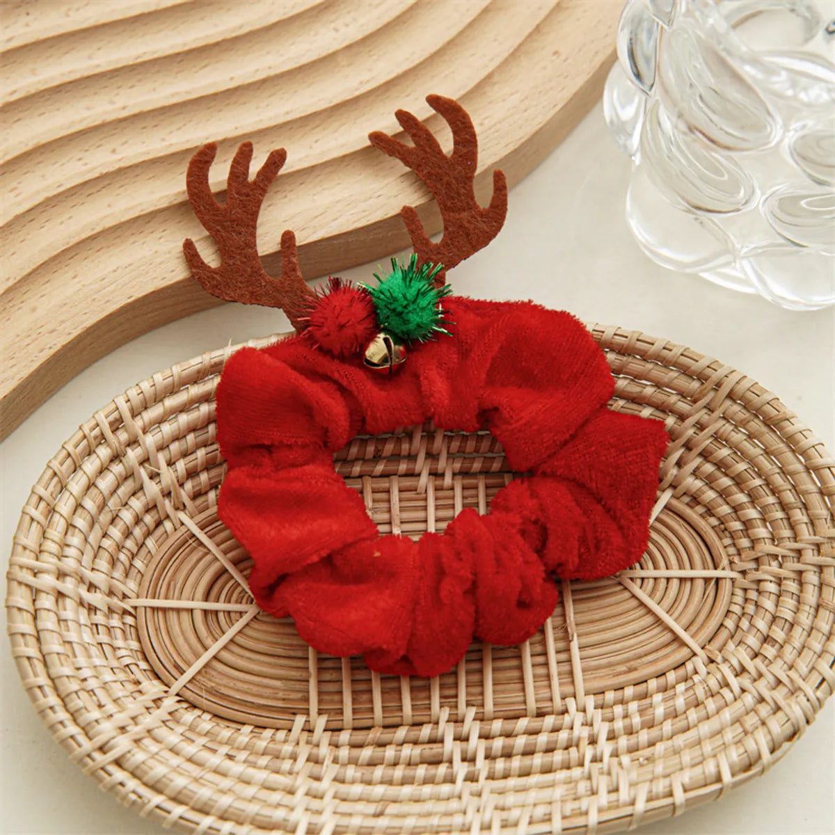 Fashion Solid Color Flannel Hair Tie