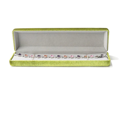 Fashion Solid Color Flannel Jewelry Boxes