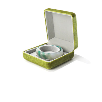 Fashion Solid Color Flannel Jewelry Boxes