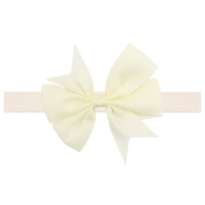 Fashion Solid Color Flower Cloth Hair Band