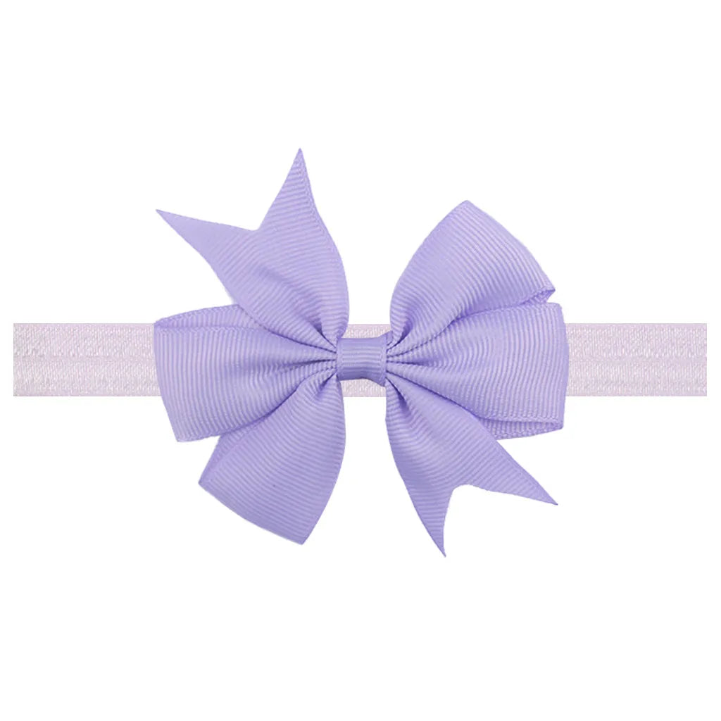 Fashion Solid Color Flower Cloth Hair Band