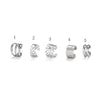 Fashion Solid Color Plating Iron Ear Clips