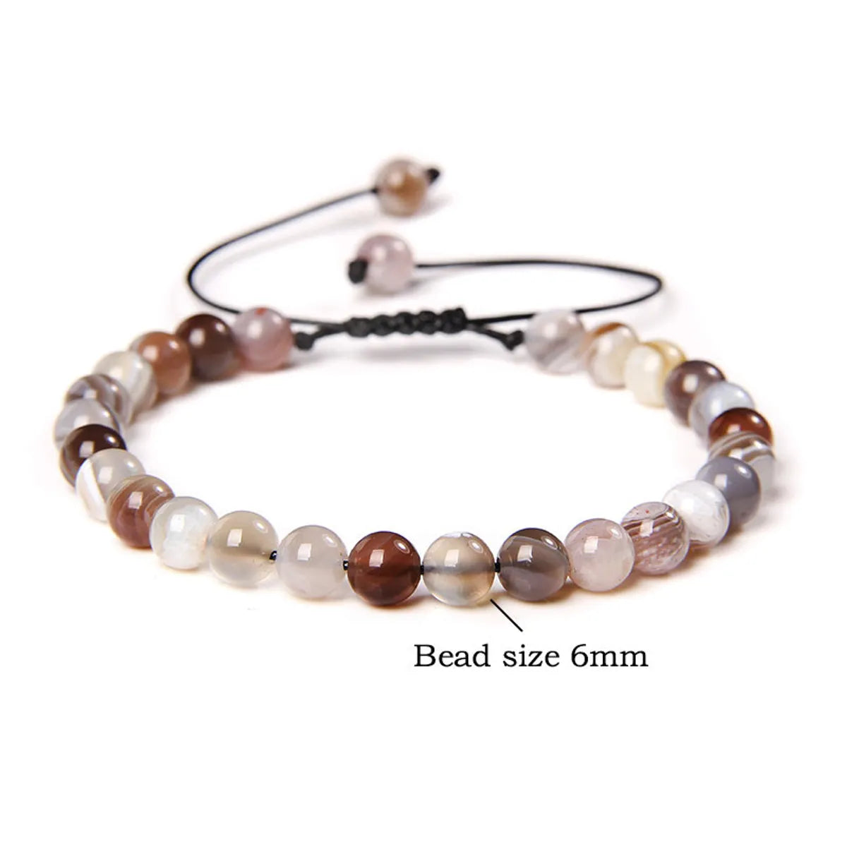 Fashion Solid Color Natural Stone Beaded Bracelets