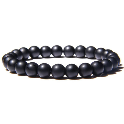 Fashion Solid Color Natural Stone Beaded Bracelets