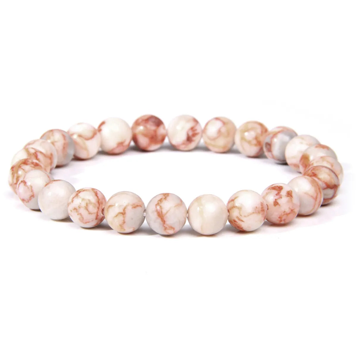 Fashion Solid Color Natural Stone Beaded Bracelets