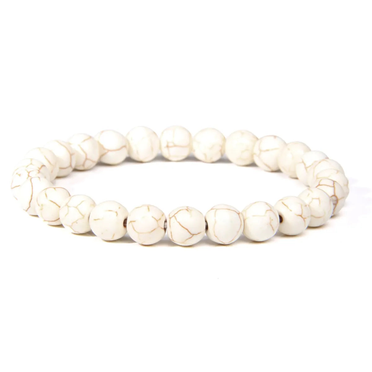 Fashion Solid Color Natural Stone Beaded Bracelets