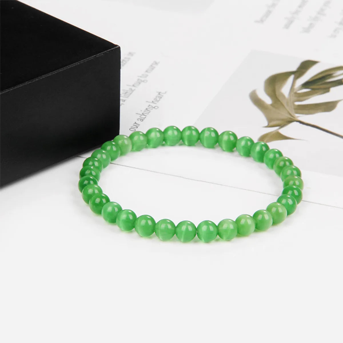 Fashion Solid Color Natural Stone Beaded Bracelets