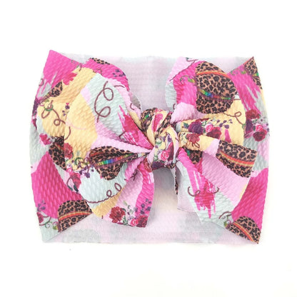 Fashion Solid Color Nylon Bow Knot Hair Band