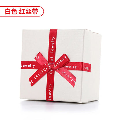 Fashion Solid Color Paper Jewelry Boxes 1 Piece