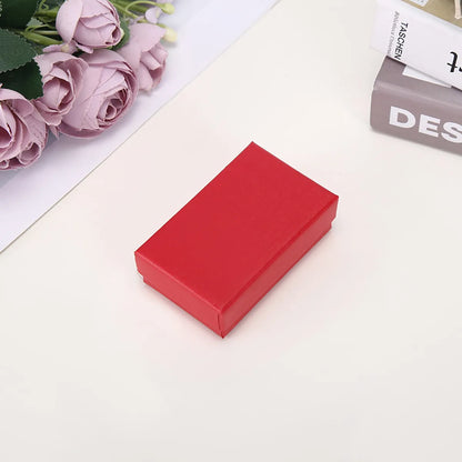 Fashion Solid Color Paper Jewelry Boxes 1 Piece