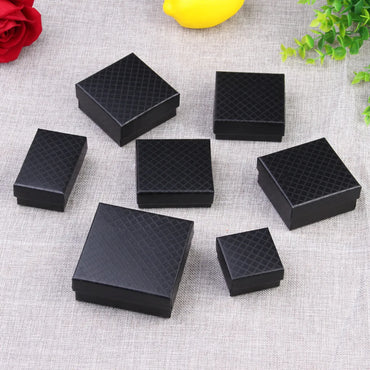 Fashion Solid Color Paper Jewelry Boxes 1 Piece