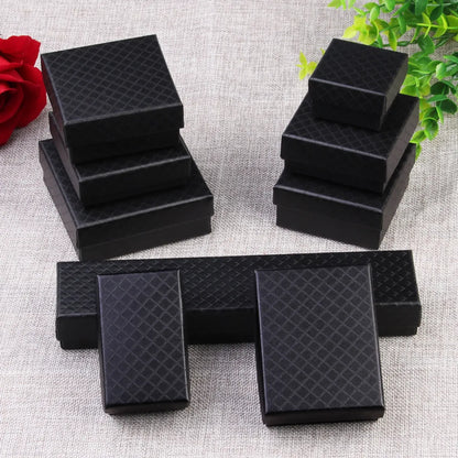 Fashion Solid Color Paper Jewelry Boxes 1 Piece