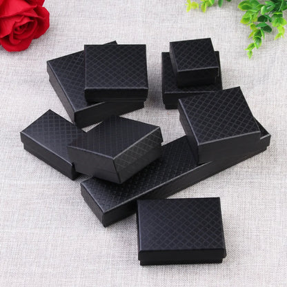 Fashion Solid Color Paper Jewelry Boxes 1 Piece