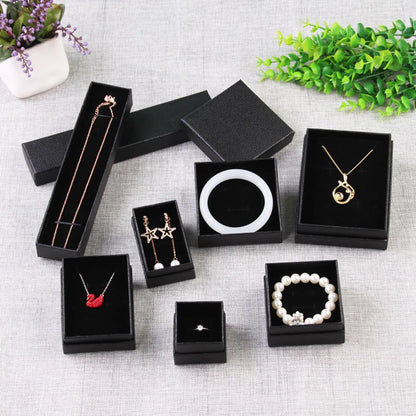 Fashion Solid Color Paper Jewelry Boxes 1 Piece