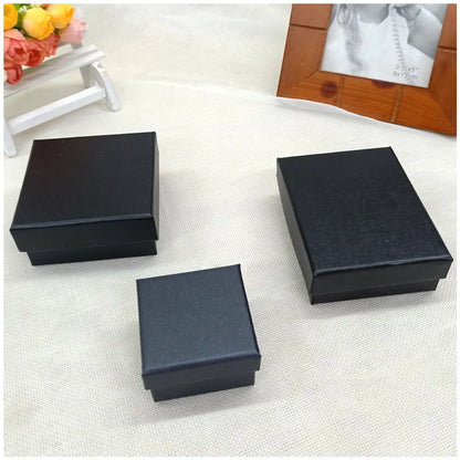 Fashion Solid Color Paper Jewelry Boxes