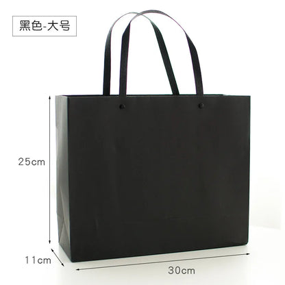 Fashion Solid Color Paper Festival Gift Bags