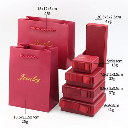 Fashion Solid Color Plastic Valentine'S Day Jewelry Boxes