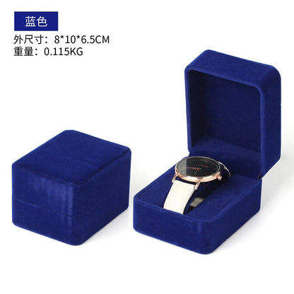 Fashion Solid Color Plastic Jewelry Boxes 1 Piece