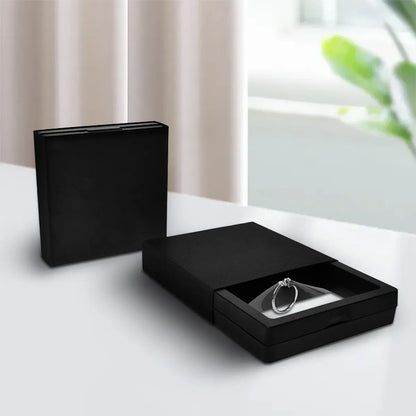 Fashion Solid Color Plastic Paper Jewelry Boxes