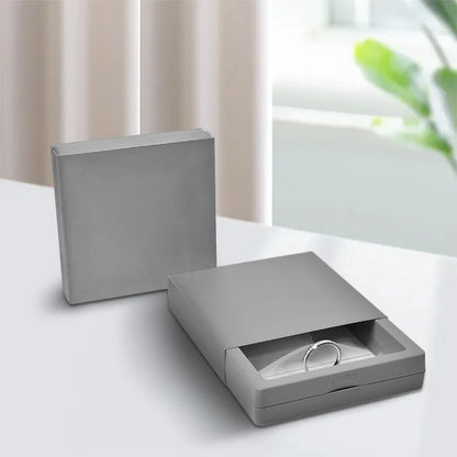 Fashion Solid Color Plastic Paper Jewelry Boxes