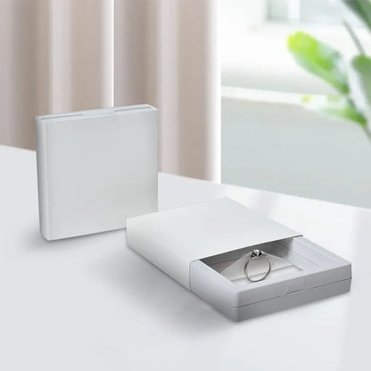 Fashion Solid Color Plastic Paper Jewelry Boxes