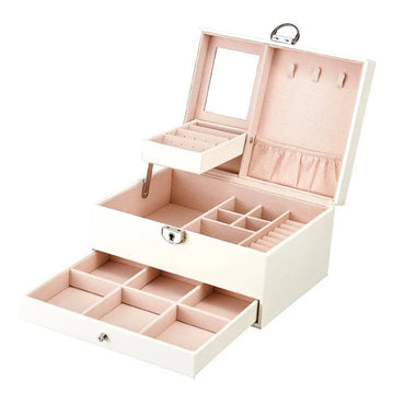 Fashion Solid Color Pu Jewelry Boxes 1 Piece