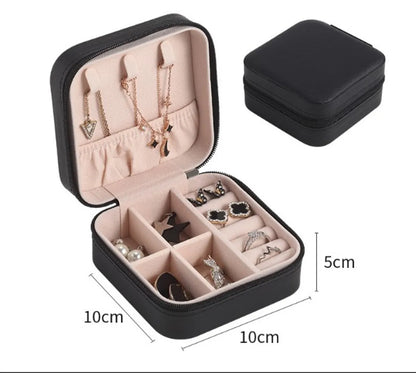 Fashion Solid Color Pu Leather Jewelry Boxes