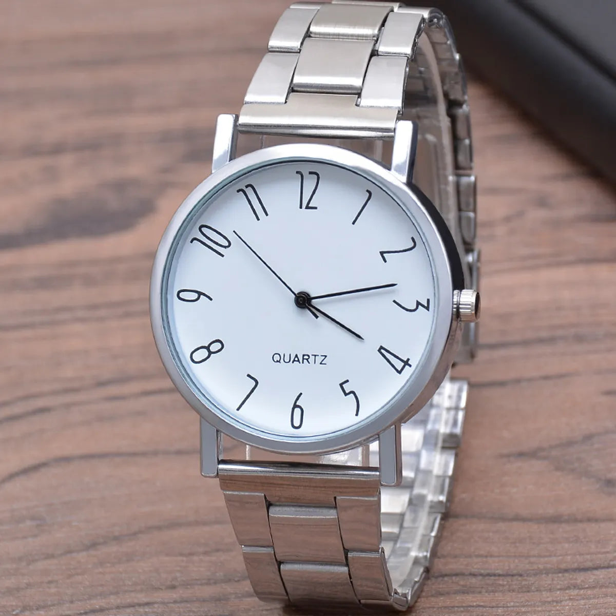 Fashion Solid Color Single Folding Buckle Quartz Men'S Watches