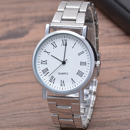 Fashion Solid Color Single Folding Buckle Quartz Men'S Watches