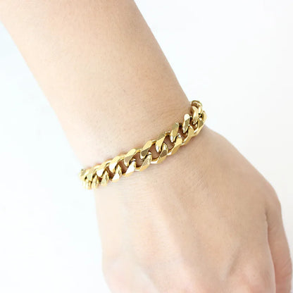 Fashion Solid Color Stainless Steel Bracelets 1 Piece