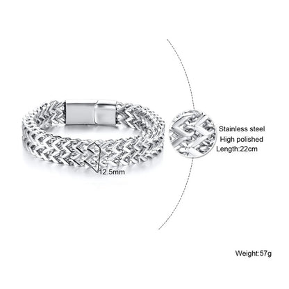 Fashion Solid Color Stainless Steel Bracelets Plating Stainless Steel Rings