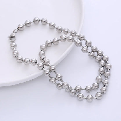 Fashion Solid Color Stainless Steel Necklace