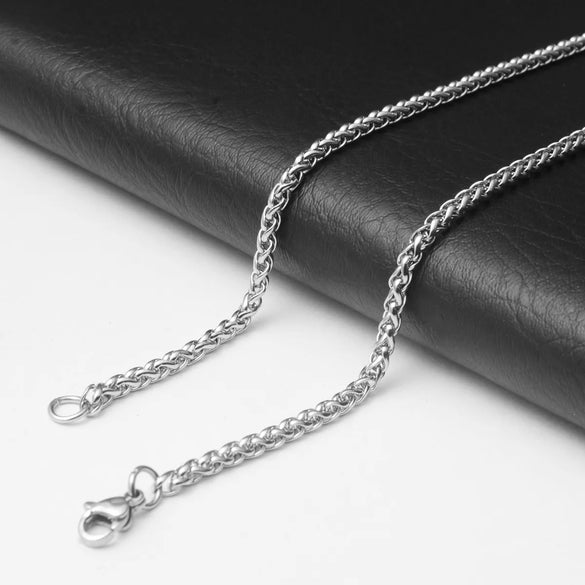 Fashion Solid Color Stainless Steel Plating Necklace 1 Piece