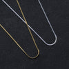 Fashion Solid Color Stainless Steel Plating Necklace 1 Piece