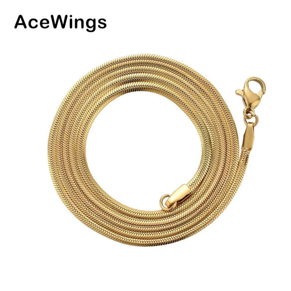 Fashion Solid Color Stainless Steel Plating Necklace 1 Piece