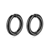 Fashion Solid Color Titanium Steel Polishing Ear Clips 1 Pair