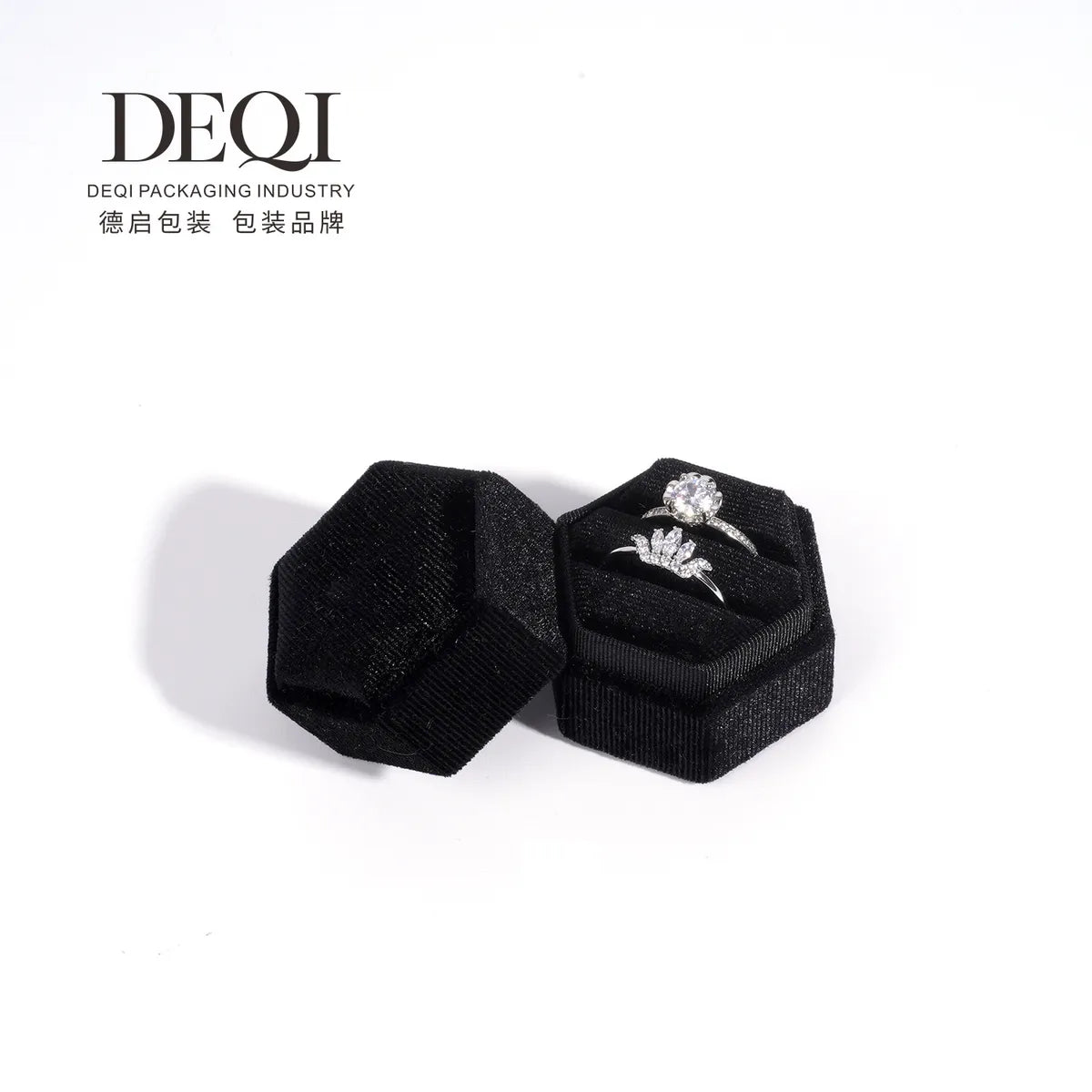 Fashion Solid Color Velvet Jewelry Boxes