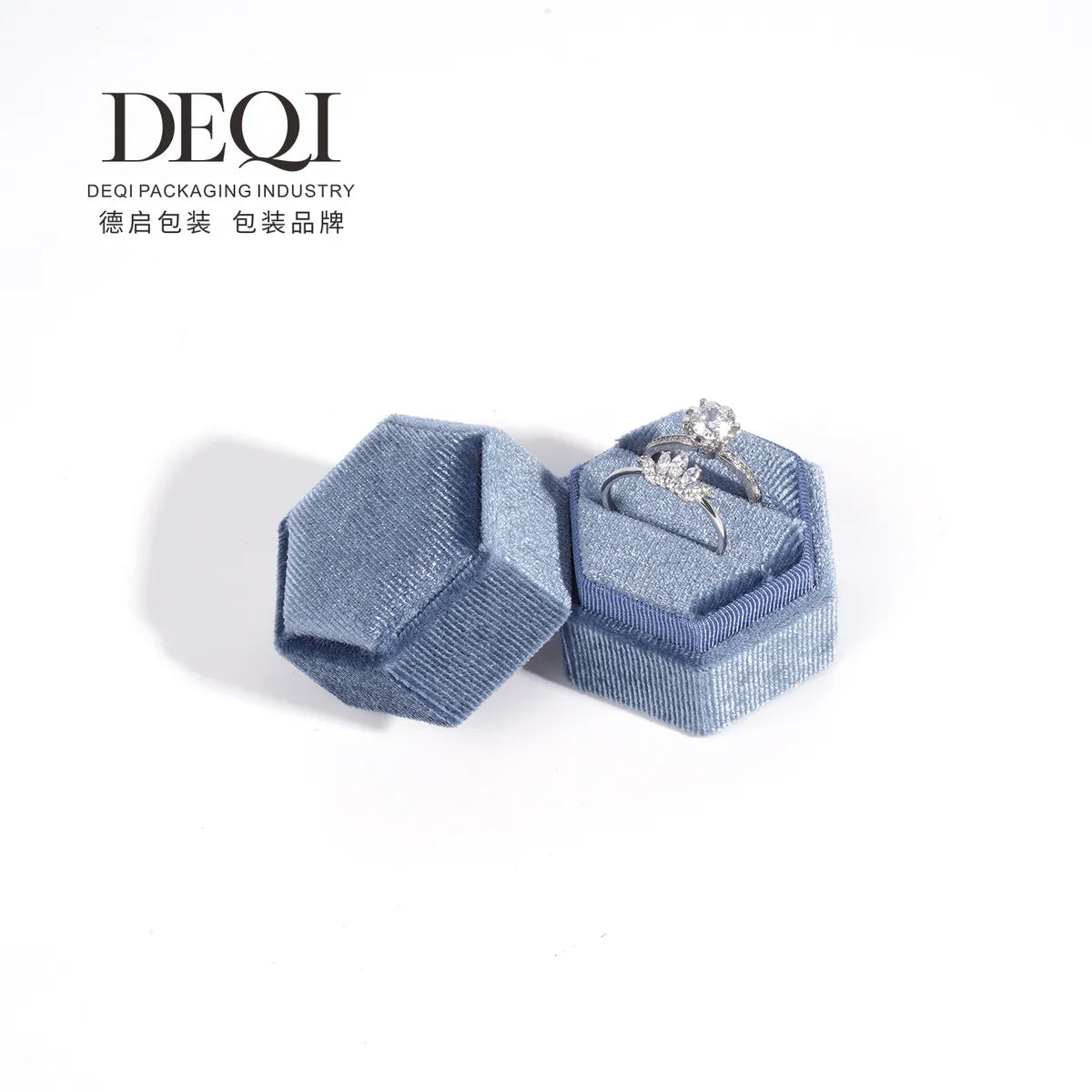 Fashion Solid Color Velvet Jewelry Boxes